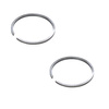 2x piston ring 3rd oversize ø38.75 x 2 suitable for Simson S51 S53 KR51 / 2 SR50