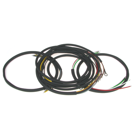 Cable harness for DKW KM 200, KS 200 with colored circuit diagram