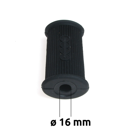 Footrest Rubbers (Pair) Oval Auto Union for DKW RT125/RT200/RT250