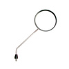 Right Chrome Rear Motorcycle Mirror Ø118 M10 for MZ ETZ/TS/ETS/JAWA