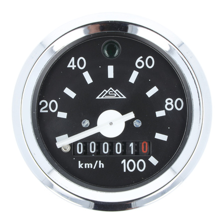 MMB speedometer for Simson S51 S50 – 100 km/h, Ø60 mm with Simson logo