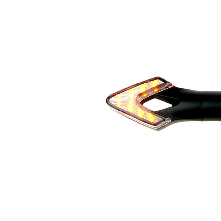 2x wskaźnik LED M8x1.25 7-LED przód/tył do tuningu skuterów ATV (homologacja E)