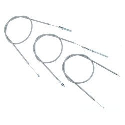 Zestaw cięgien Bowdena Cięgna Bowdena do Adler MB150 z gaźnikiem Bing - szary