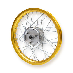 ALU Spoked Wheel 1.60x16 for Simson S50/S51/KR51/SR4 - Gold - B-Grade