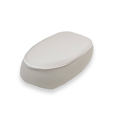 Short single moped seat for Simson SR4-1 Spatz, light grey