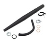 Complete exhaust system for Simson S51 S50 KR51/2 - 7 pieces - black
