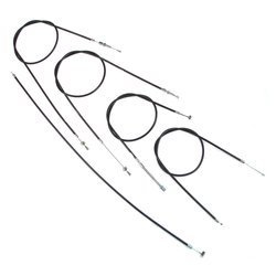 5-piece Bowden Cable Kit for NSU Quick — throttle, clutch, brake
