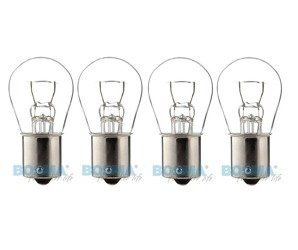 4x Glühlampe Glühbirne 6V P21W BA15s (E) Blinker Bremslicht für Simson, MZ 