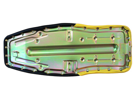Siedzenie dla Simson S50, S51, S70 Enduro - czarna/żółta tekstura 