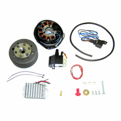 Alternator + Ignition System for MZ ETZ 125, 150 — 12V Fully Electronic