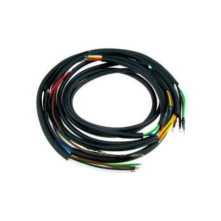 Wiring harness for Jawa 50 Mustang Sport 23P with colored wiring diagram