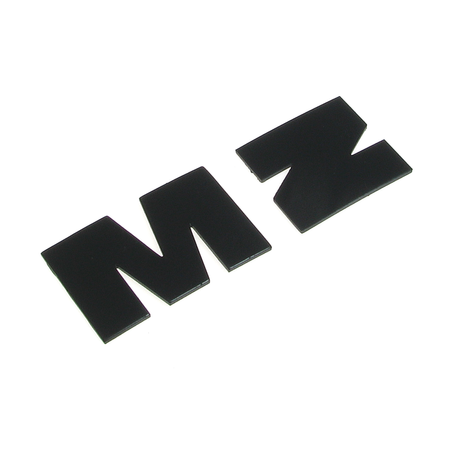 Buchstabe M + Z Tank für MZ ETZ125 ETZ150 ETZ250 ETZ251 (schwarz, geriffelt) neu