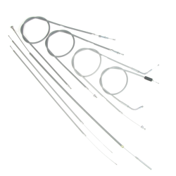 Bowden Cable Kit for Simson KR50 Moped (7-piece) - Grey