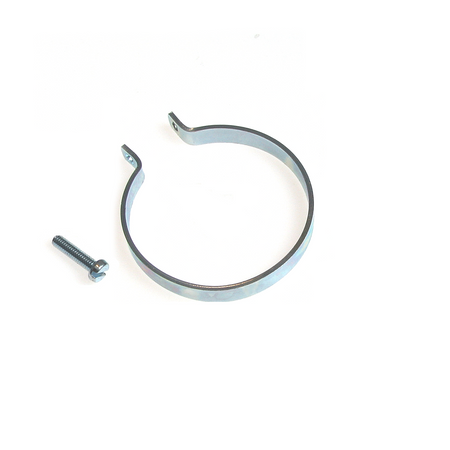 Clamps Ø48-54mm incl. screw for fork gaiter - zinc-plated