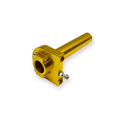 Aluminiowy uchwyt skrętny szybkiej przepustnicy CNC do Simson S50 S51 S53 S70 SR50 - anodowany na złoto 