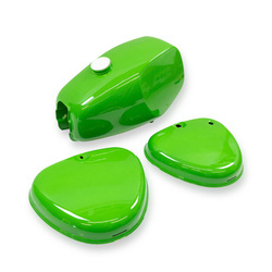 Büffeltank fuel set for Simson S50/S51/S70 — lime, yellow, light green