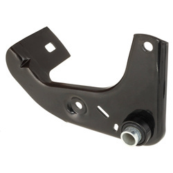 Left engine mount with foot brake switch bracket for Simson S50/S51 - black