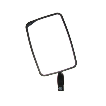 Right square plastic clamp-on mirror for MZ ES/TS, Simson KR51 SR4