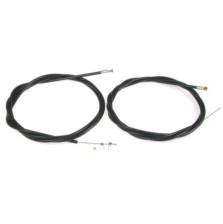 MAW Auxiliary Motor Throttle & Clutch Bowden Cable Kit for Motorcycle