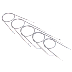 NSU Quickly N/S 5-piece Control Cable Kit (Bowden) - Grey