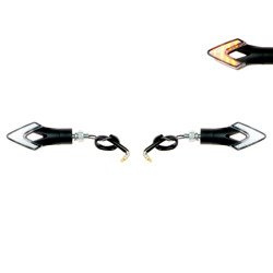 2x blinker LED M8x1.25 7-LED front / rear for ATV scooter tuning (E-approved)