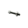 Adjusting screw M8x40 + knurled nut slotted (foot brake) for MZ RT ES TS ETS