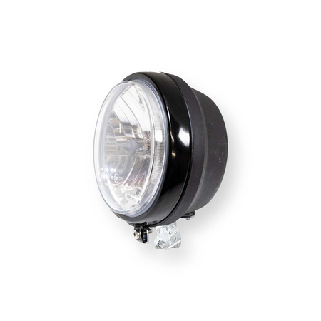 Flat H4 12V Halogen Headlight Set Clear Glass Simson S50/S51 10pc Black