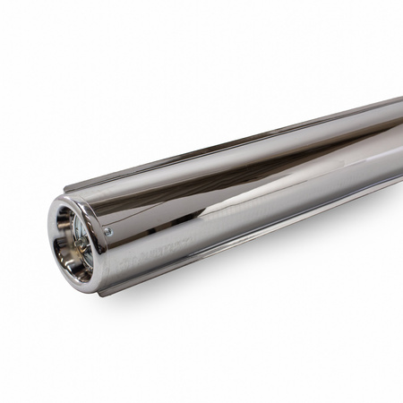 Pair Chrome Exhaust Mufflers for JAWA 350 Type 638 12V Sport