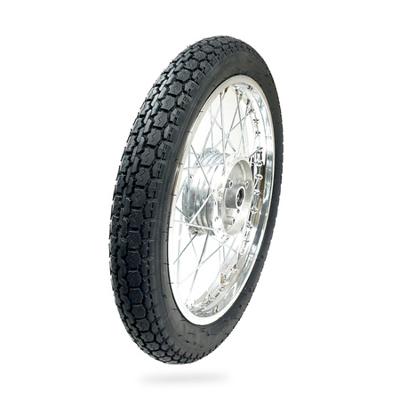 1.6x16" Spoked Wheel for Simson S50/S51 KR51 Duo - Brushed Alu