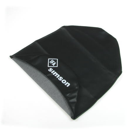 Waterproof seat cover suitable for Simson S50 S51 KR51 Schwalbe - black smooth