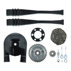 Großes Kettenkit  Kettenradantrieb-Set für Simson KR51/1 Schwalbe