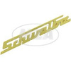 Schwalbe Aluminum Badge for Simson KR51 Scooter - Gold