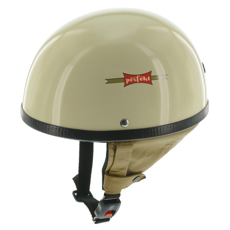 PERFEKT P-500 Moped Helmet, Ivory for Simson S51 - Size M (57-58 cm)