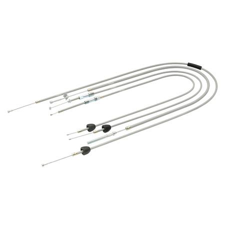 Bowden cable set gray for Simson KR51/1 Hycomat - starter function length 87 mm
