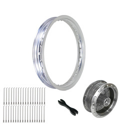 Zestaw piasta/szprychy/obręcz/klucz nypli do Simson S51 KR51 SR4 Alu