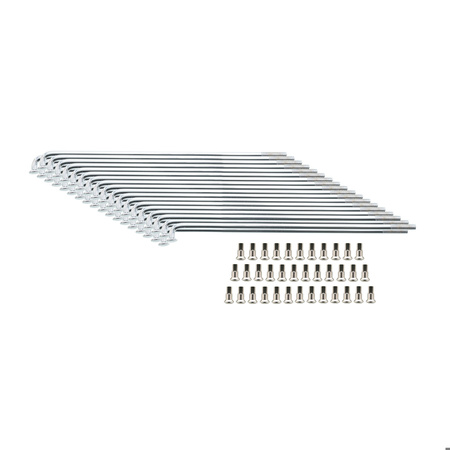 Stainless Steel Spoke Set for SIMSON KR51/1 KR51/2 S50-S83 16-inch