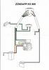 Cotton-Insulated Wiring Harness & Diagram for Zündapp KS 600