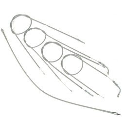 Romet Komar 5-piece Cable Set + Speedometer Cable - Grey