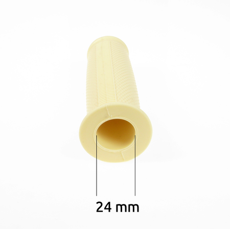 Grips (pair) spherical shape suitable for Simson SR1 SR2 KR50 Sparrow - beige