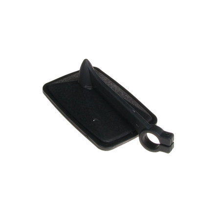 Left rectangular clamp-on plastic mirror for MZ ES/TS, Simson KR51/SR4