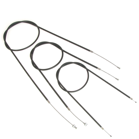AWO Sport 3-piece Bowden Cable Kit (no adjuster screw) - Black