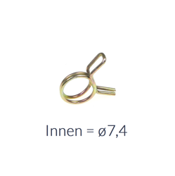 Fuel Hose Clamp 7.4mm for Simson MZ NSU DKW Hercules Zündapp