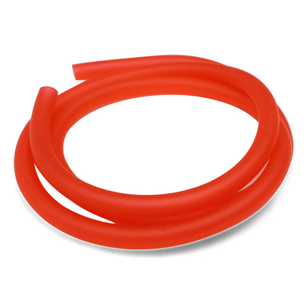 Red Transparent Silicone Fuel Hose 5mm for Simson S51 KR51 MZ - 1m