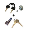 Lock for side cover & handlebars w/ 2 keys for Simson S50/S51 '87