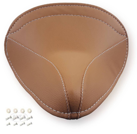 Seat Cover with Split Rivets for Simson SR2/SR2E - Brown