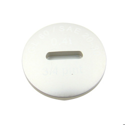 Screw plug for SIMSON KR51/2, MS50, S51 - aluminum, silver, matt