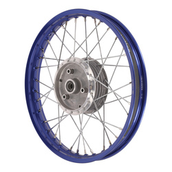 Speichenrad 1,50x16 Zoll blau eloxiert für SIMSON KR51, S51, SR4 u. mehr