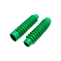 2x Telescopic Fork Gaiters for Simson S50/S51/S53/S70/S83/SR50 - Green