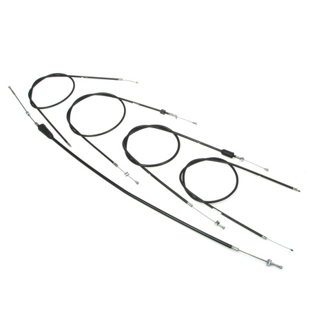MZ TS125/TS150 Bowden cable kit - flat-bar, black