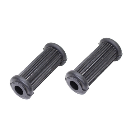 Pair Footpeg Rubbers - Driver Footrest for JUNAK M10/M07 WSK SHL